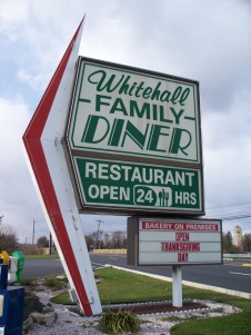 Whitehall Diner sign